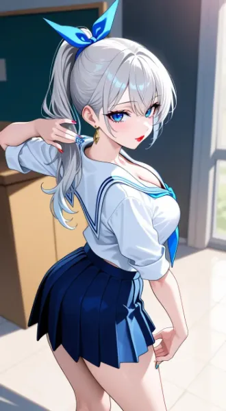 女子高に潜入……♡