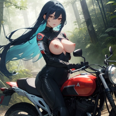 青髪のライダー