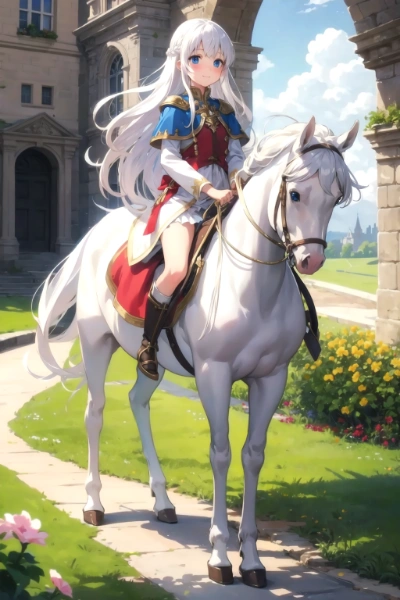 白馬の王女さま