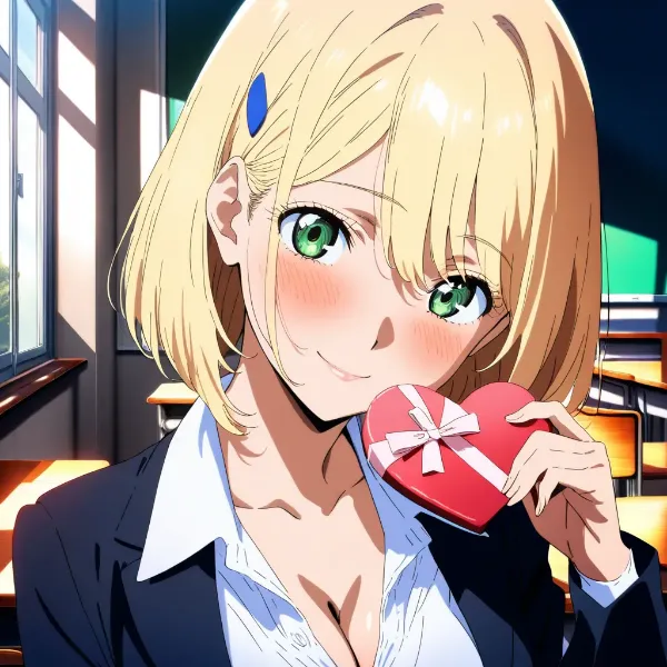 先生からのチョコ