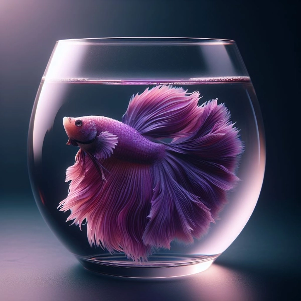 グラスの中のベタ