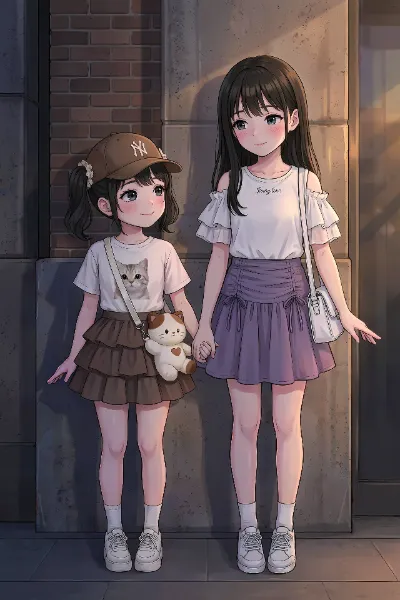 夕暮れの路地裏