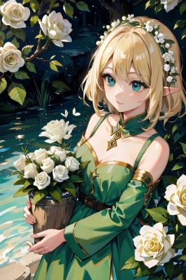 白薔薇のエルフ