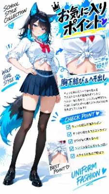 🐺 制服大賞 〜こう着た方がカッコいいだろ！〜💙