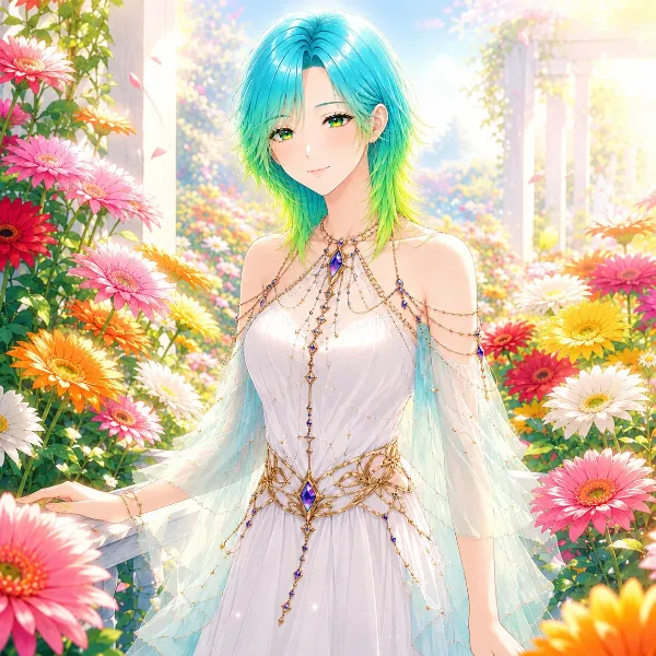 花園の少女