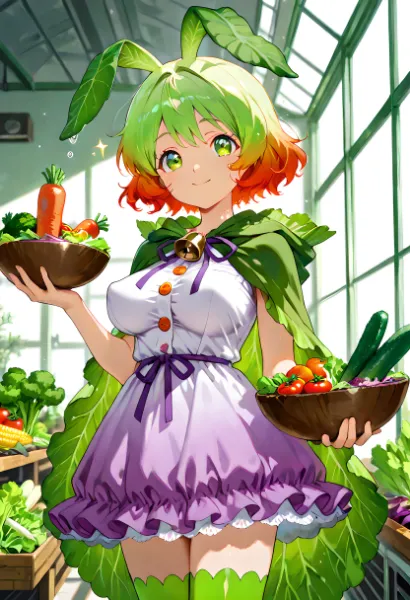 サラダ少女