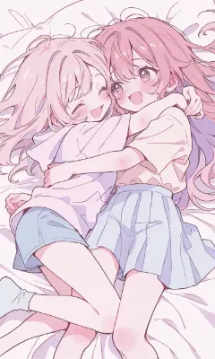 いっしょにごろごろ