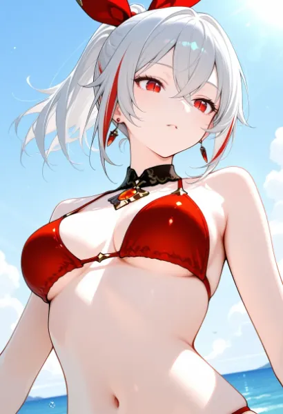 オリジナル　赤の子　ビキニ