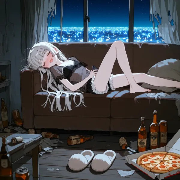 だらしない休日