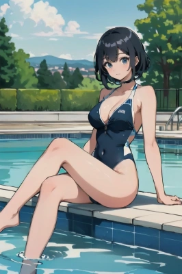 アニメ塗り風