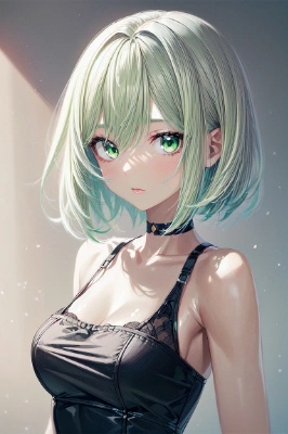 緑髪さん