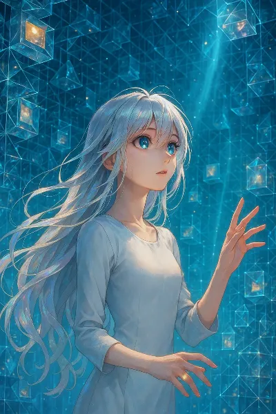 光の記憶に手を伸ばす銀髪の少女