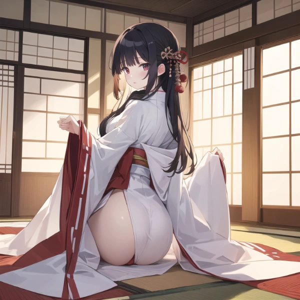 お尻(巫女その2)