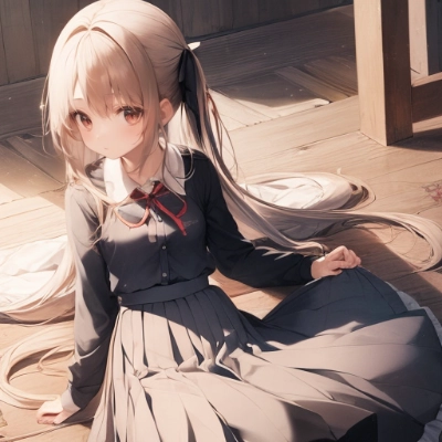ロングスカート少女 #17