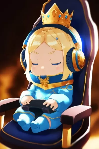 スプラ寝落ちした王女さま