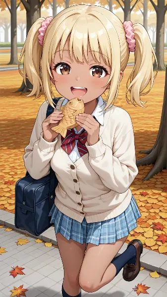 シュシュな小麦ちゃん。