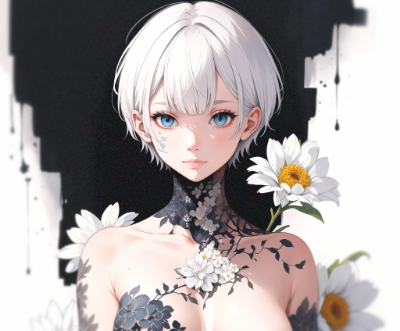white flower