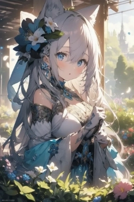 flower cat