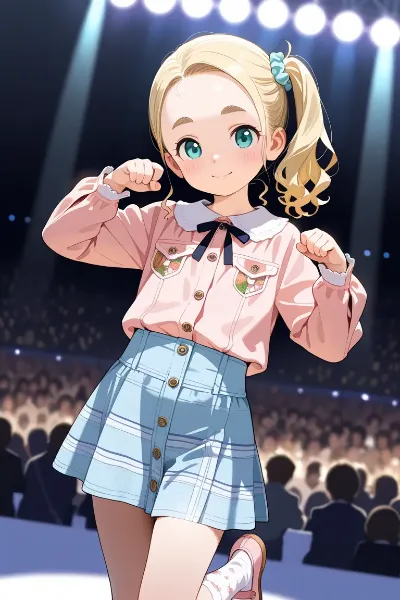 ファッションモデルおでこちゃん