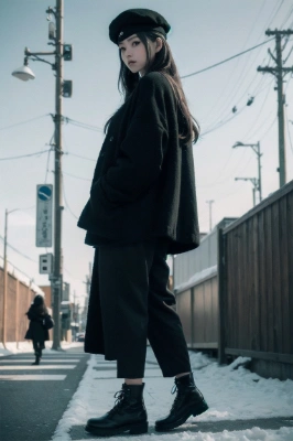 Yohji Yamamoto風ガール