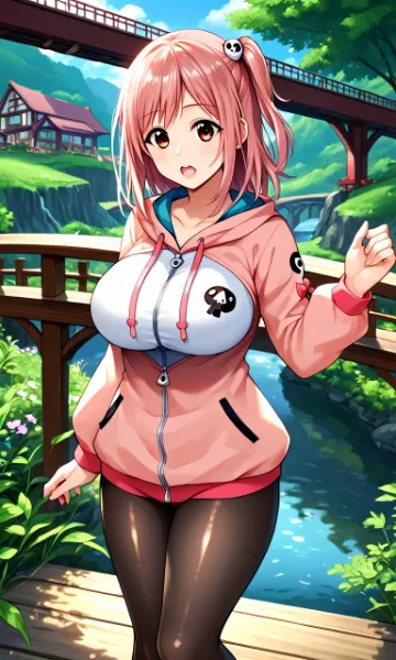 ほのかちゃん　ハイキング