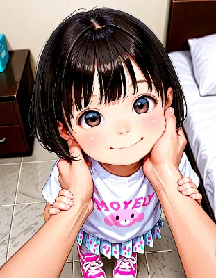 梢と逢瀬 #07 ほっぺむにむに