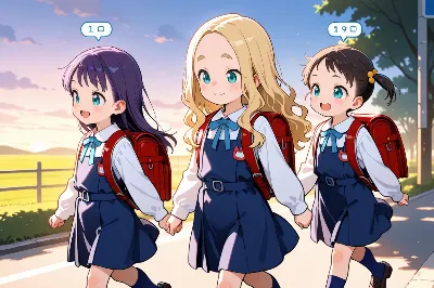 通学おでこちゃん