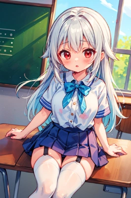 机の上に座ってはいけません