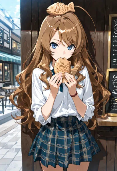 お題「たい焼き (on head)」