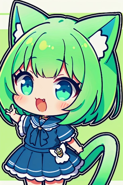 みどりねこちゃん