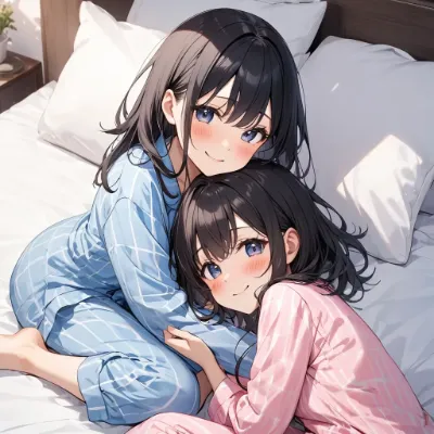 黒髪の女の子43