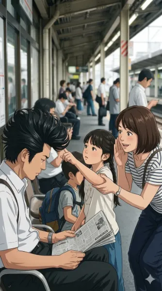 気になる髪型の男性