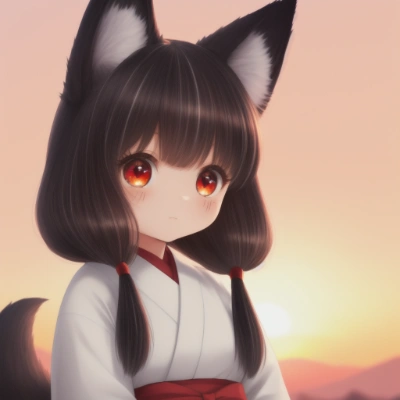 狐耳巫女
