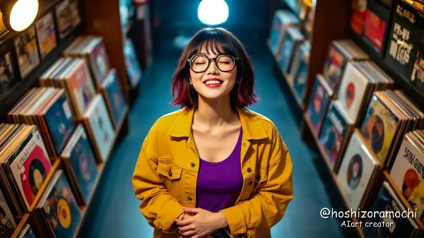 真夜中のレコードショップ、音楽に溺れる