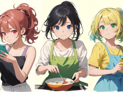 cooking girl