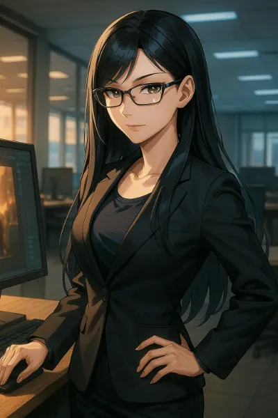 【過去画像リメイク企画 9】 オフィスのお姉さん