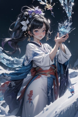 fairy snow flake ice crystal