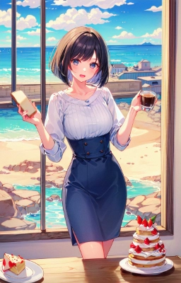 海辺のカフェ