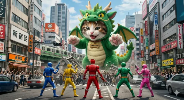 たまちゃん大暴れ