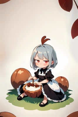 秋のスィーツジト目ちゃん