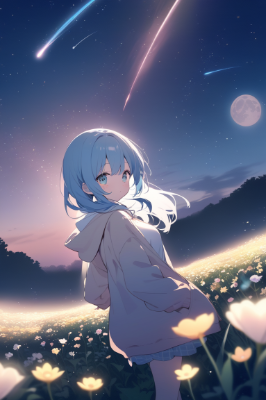 流星と静かな夜