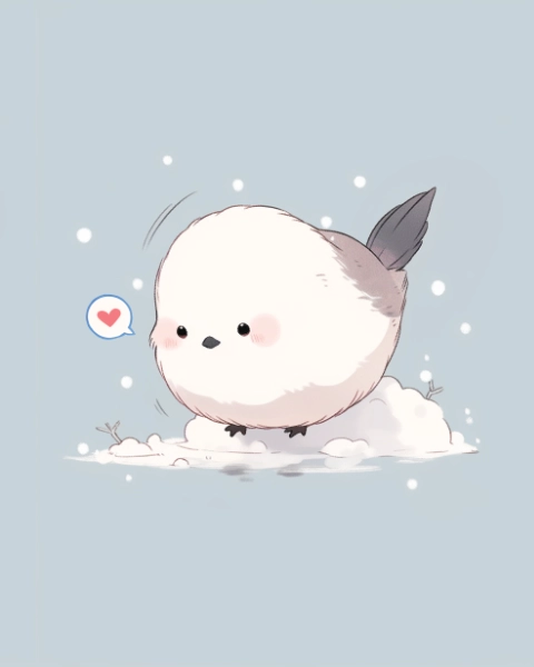 感謝のシマエナガさん