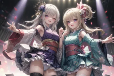双子アイドル