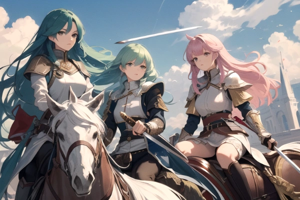 ペガサス三姉妹：パオラ・カチュア・エスト