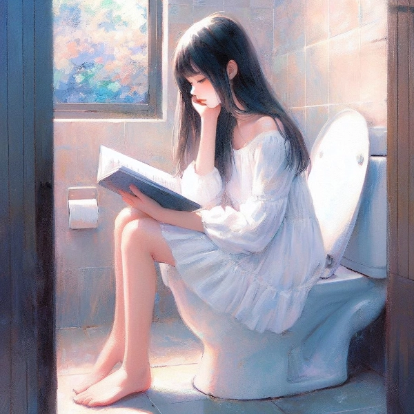 トイレで読書