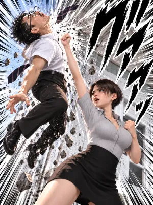 新任女教師　怒りの鉄拳