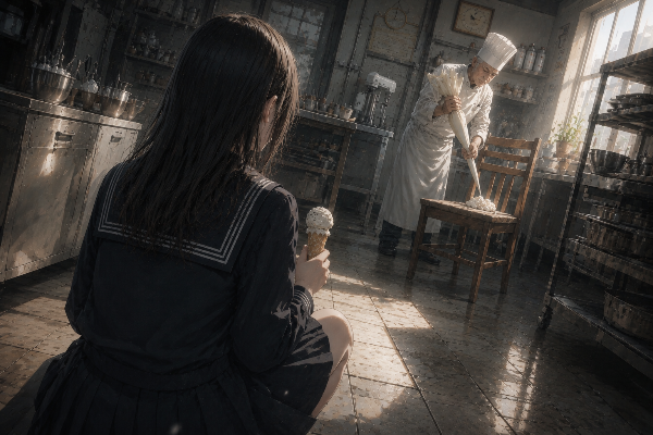 あ。椅子。クリーム。