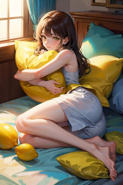 レモンのクッション