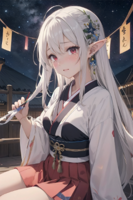 月夜に涙を流すお姉様
