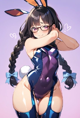 ガーター バニー地味子さん